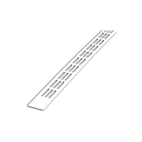 Grille Aération Aluminium Plate K 20 mm x 375 mm Argent