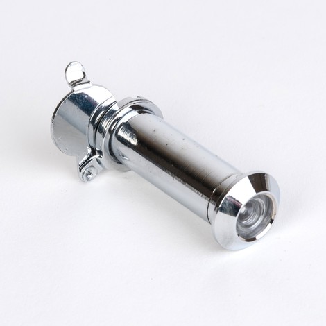 Judas Diamètre 12 mm  Vision  160°  pour Porte de 35 à 57 mm Inox Satiné