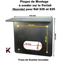 Serrure Electrique KLOSE besser à Bouton Poussoir | Droite