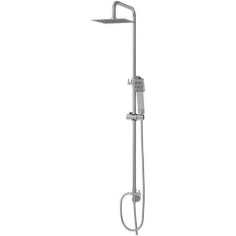 COLUMNA DE DUCHA PARA GRIFERÍA UNIVERSAL TUBO REDONDO DUCHÓN CUADRADO EXTRAPLANO (1/4)