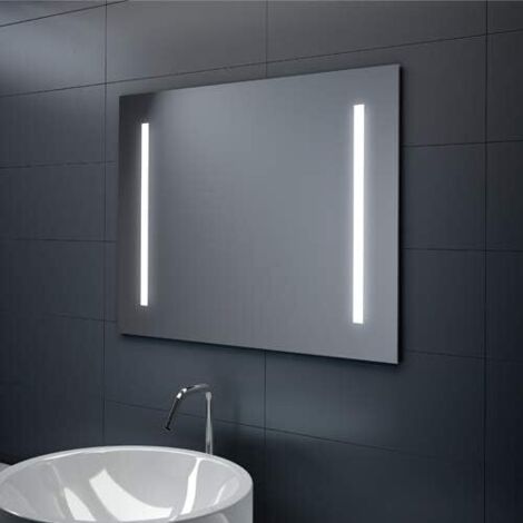 ESPEJO DE BAÑO RETROILUMINADO CON LUZ LED INTEGRADA 70X70CM (1/3)