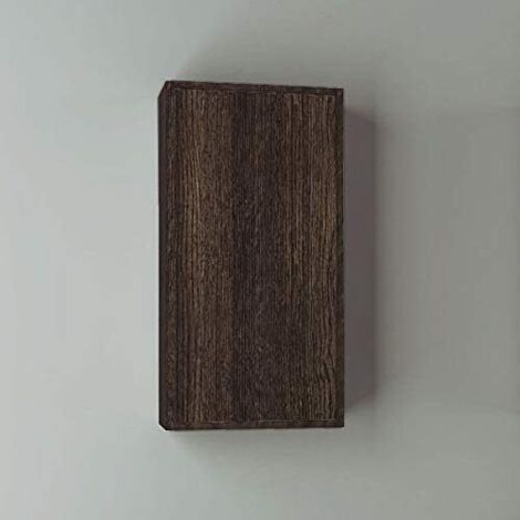 MUEBLE AUXILIAR DE BAÑO ALTO CONUNA PUERTA Y 3 ESTANTES MARRÓN