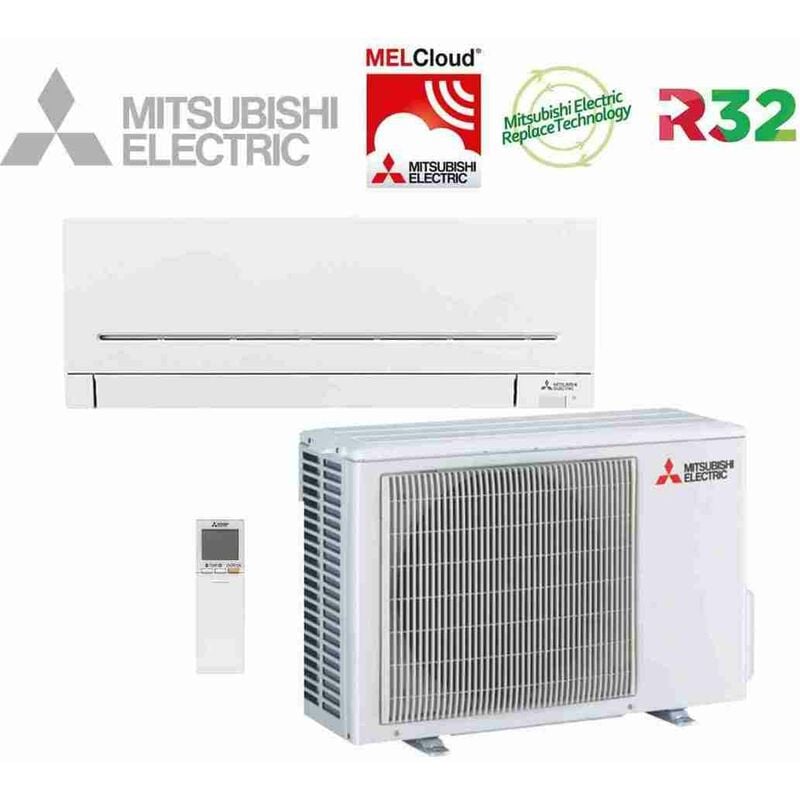 Climatiseur mural Mitsubishi - Mitsubishi msz-hr25vf + muz-hr25vf 2500w r32  a++