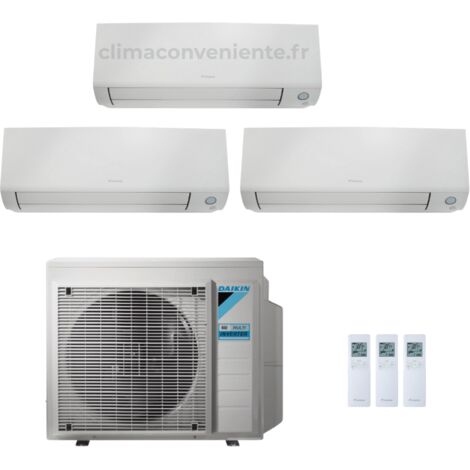 Climatiseur Trial Split Réversible Daikin Perfera All Season A+++/A++ 9000 + 9000 + 12000 BTU Inverter Wi-Fi (3MXM68A + FTXM25A + FTXM25A + FTXM35A)