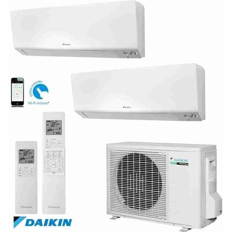 Daikin Dualsplit perfera 2MXM40N + FTXM20R + FTXM25R wifi inclus