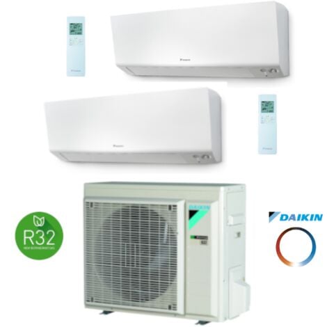 Climatiseur Dualsplit Daikin perfera 2MXM68A + FTXM25R + FTXM50R ( 9 + 18 )  9000 + 18000 BTU