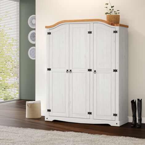 Corona White 3 Door Arch Top Robe (1/4)