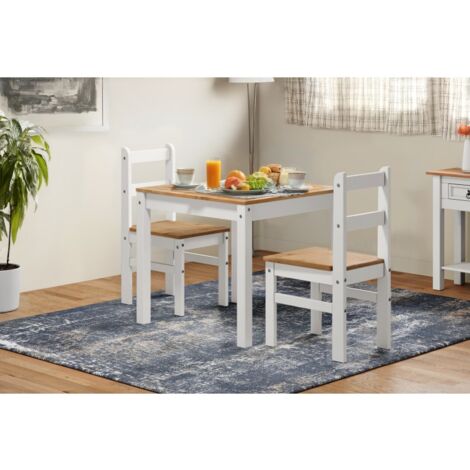 Corona White Wax Rio Dining Set
