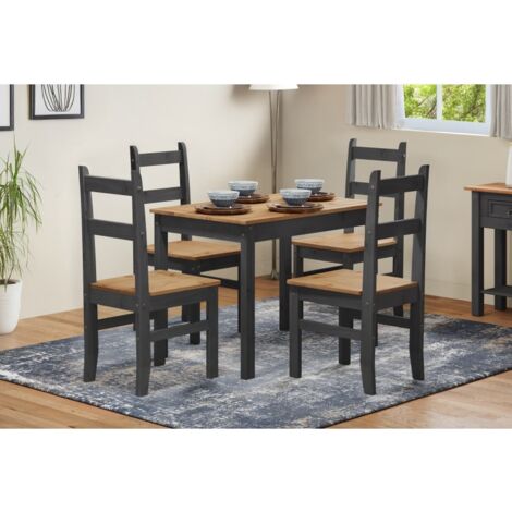 Corona Charcoal Budget Dining Set (1/5)