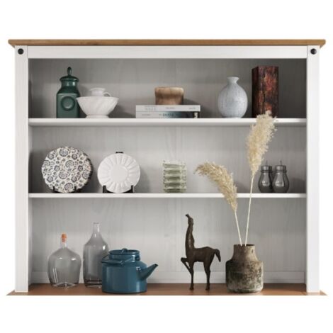 Corona White 3 Door Dresser Top (1/2)