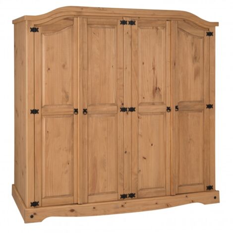 Corona 4 Door Arch Top Wardrobe