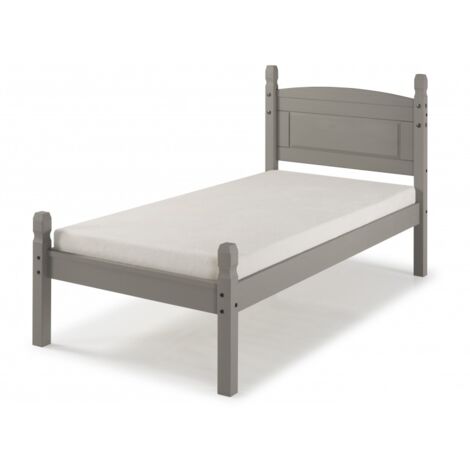 Corona Grey Wax 3'0" Low End Bed Frame (1/4)