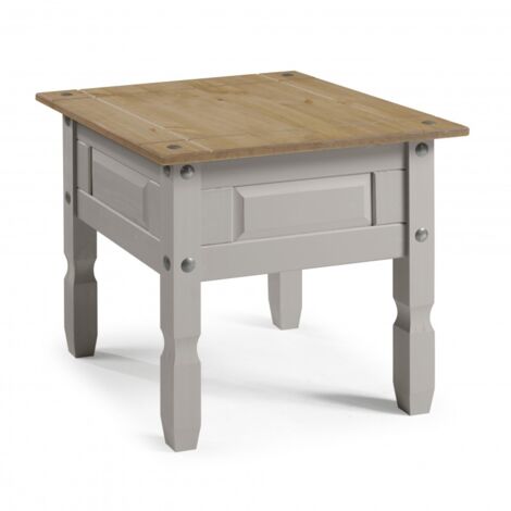 Corona Grey Wax Lamp Table (1/3)