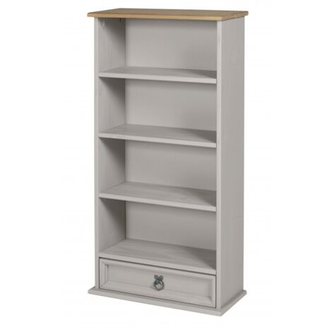 Corona Grey Wax 1 Drawer DVD Rack (1/4)