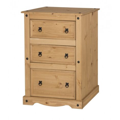 Corona 3 Drawer Wide Chest (1/4)