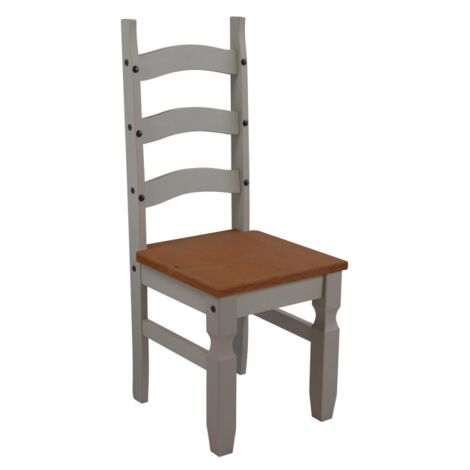 Corona Grey Wax Pair of Dining Chairs (1/3)