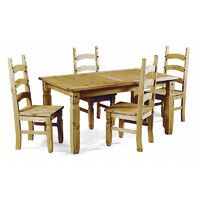 Corona Small Extending Table & 4 Chairs