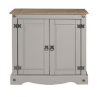 Corona Grey Wax 2 Door Cupboard