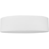 Plafonnier Abat jours en Tissus Blanc Cylindre diam 48 cm JOSEFINA
