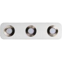 Plafonnier en Béton Blanc Design Rectangulaire 3 Spots COOL