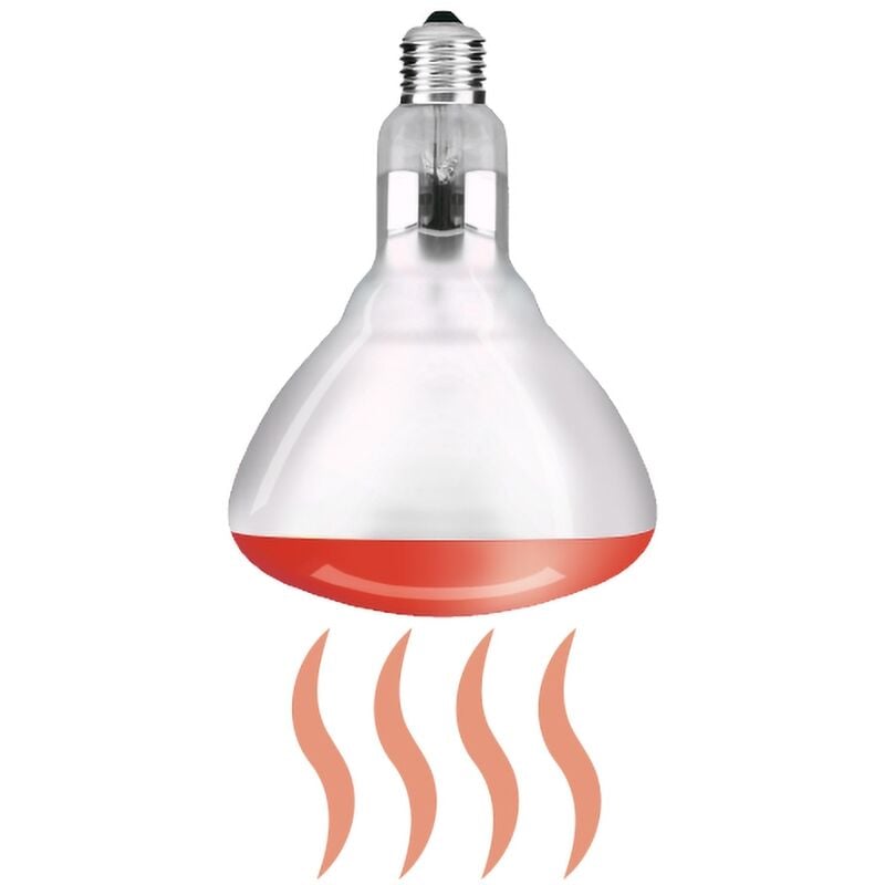 Lampadina Termica ad infrarossi E27 R125 a faretto 250W 1000K Novaline