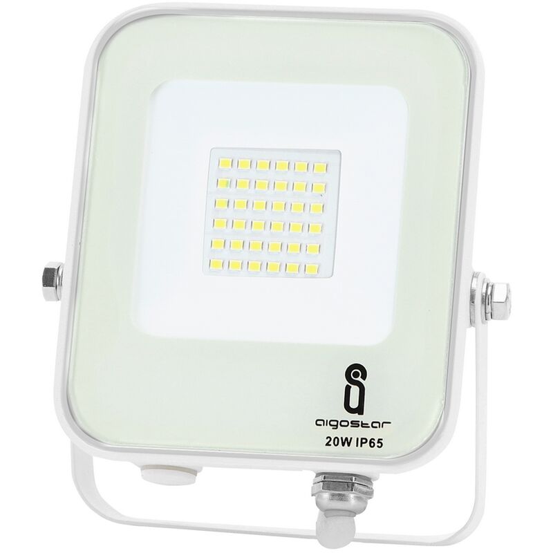 Faro Proiettore Led 20W Nero da Esterno IP65 Bianco Freddo 6500K