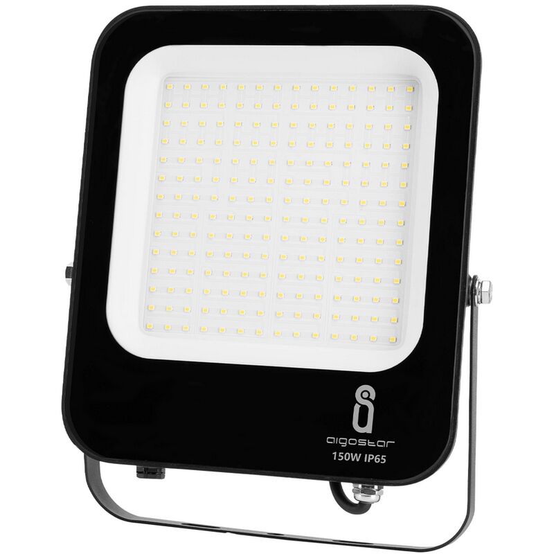 Faro proiettore Led 150W Nero da esterno IP65 Bianco freddo 6500K Aigostar