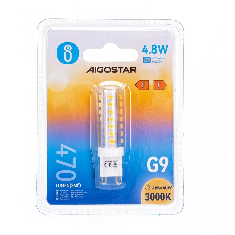 OSRAM Lampadina LED Capsula G9 4.8W - Equivalente A 48W, Luce Calda 2700K, Confezione Da 1 Pezzo