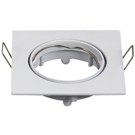 porta faretto da incasso portafaretto orientabile GU10 cromo satinato