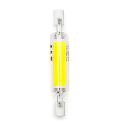 Lampadina Led R7S Lineare 78mm 4,5W COB in vetro Bianco freddo 6500K Aigostar