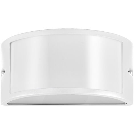 Applique da parete Giotto Bianco IP54 1 x E27 Novaline