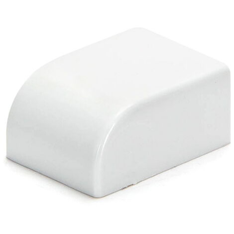 Terminale per Canalina 15x10mm bianca 4pz Aigostar