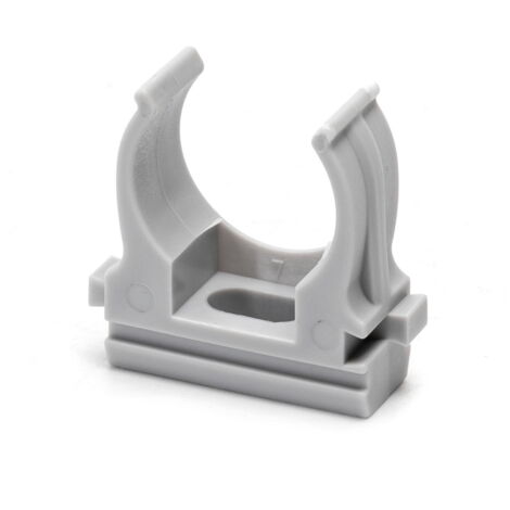 Clips fissatubo a scatto per Tubo 20mm grigio 10pz Aigostar (1/5)