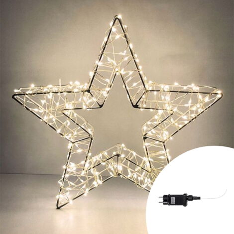 Stella luminosa 58cm 900 Led in metallo Bianco Caldo Wisdom (1/2)