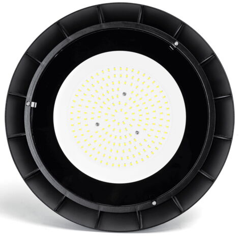 Campana Led industriale UFO 150W Nera IP65 Bianco Neutro 4000K 100LM/W Aigostar (1/5)