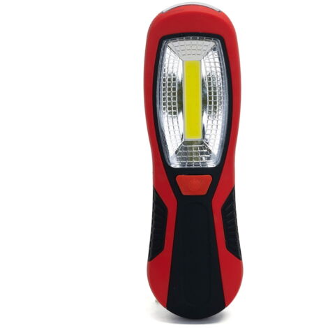 Lampada Led da lavoro Rossa COB con gancio Bianco freddo 6500K Aigostar