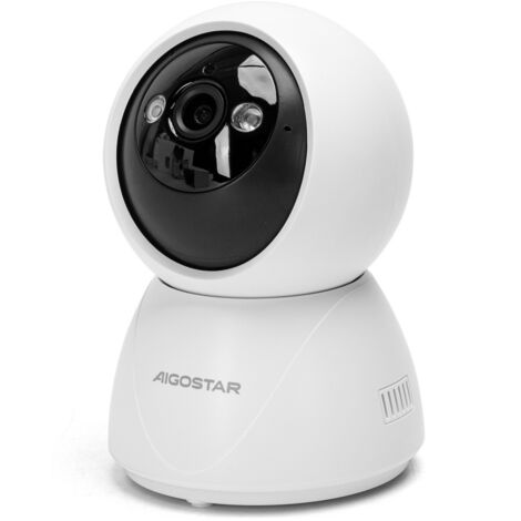 Beafon Smart Home Flexy 2F Telecamera Interni 3MP - Orientamento 360° Con Supporto Magnetico, Visione Notturna IR