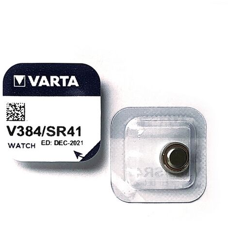 Batteria bottone Varta 1,55V V384 Ossido d&8217Argento confezione da 1 pila
