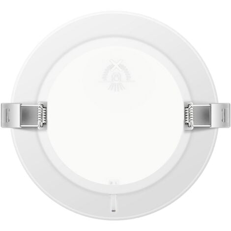 Faretto Led slim da incasso 9W Rotondo Cornice bianca Apertura 100 gradi Bianco freddo 6500K Aigostar
