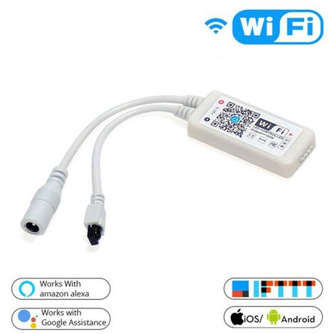 Alimentatore striscia Led 12V 60W 5A Plug & Play RGB con telecomando IP20  Trasformatore uso interno LEDme 