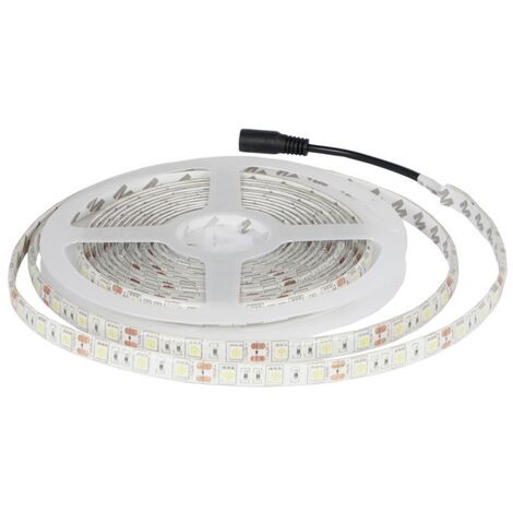 Striscia Led 12V 70W SMD 5050 5 metri IP20 Bianco Neutro 4000K