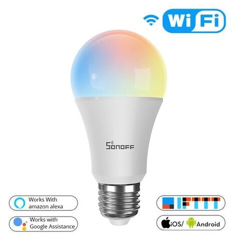 Lampadina Led Smart SONOFF B05-B-A60 E27 9W WiFi RGB Dimmerabile