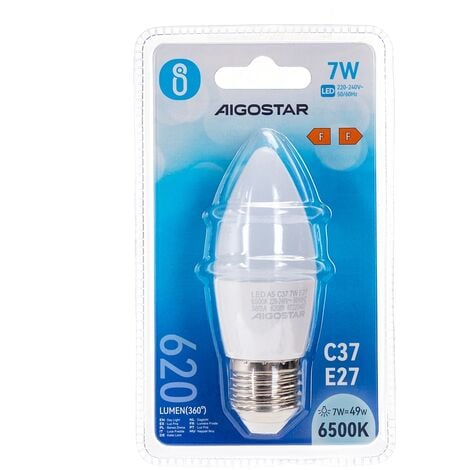 Lampadina Led E27 A60 a bulbo 17W Bianco freddo 6400K Aigostar