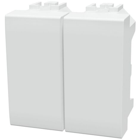 Tappo Falso Polo bianco compatibile anche con BTicino Livinglight 2 pezzi