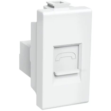 compatibile matix presa telefonica rj11 bianco