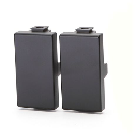 Tappo Falso Polo nero compatibile anche con BTicino Matix 2 pezzi