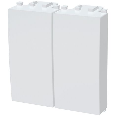 Tappo Falso Polo bianco compatibile anche con Vimar Plana 2 pezzi