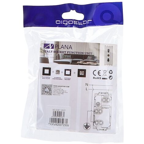 Presa Bipasso 2P T 10/16A Vimar Plana 14203 | ELECTRA RM - Foto 2