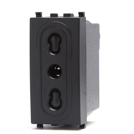 Presa Bipasso Living Now 10/16A - Nero, Marca Bticino - Foto 3