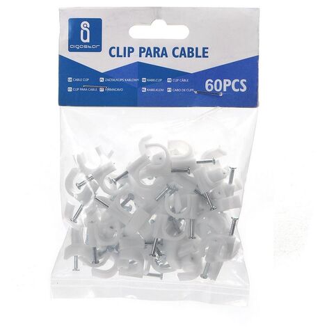 Elfca Clip Feracavi Da Parete Con Adesivo Per L'organizzazione Cavo - Foto 6